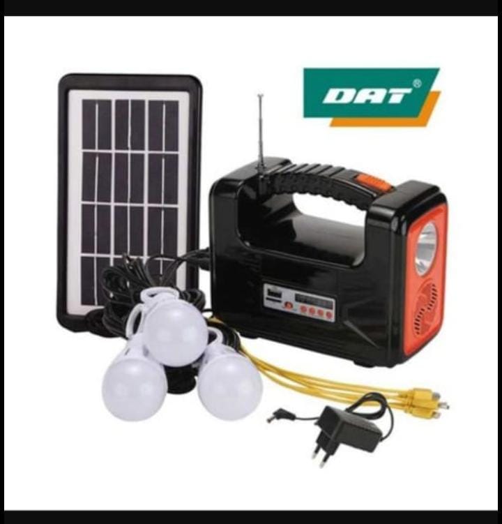 DAT Solar Home Lighting & Radio System