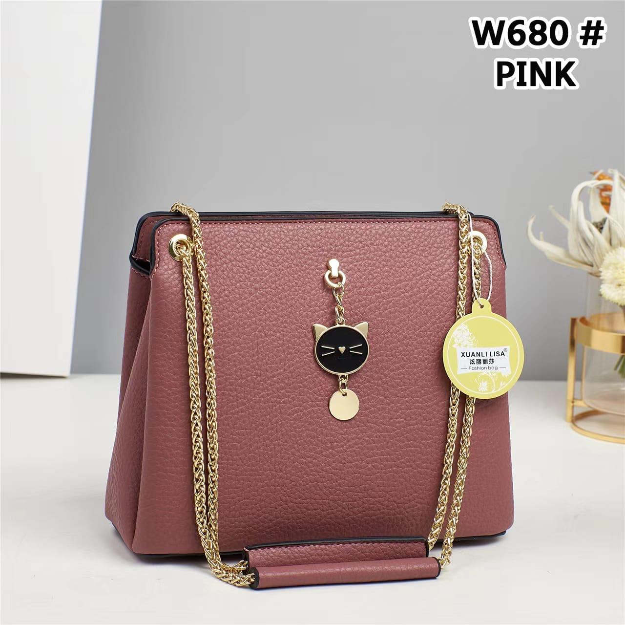 Fancy Women Fashion Handbag - Pink