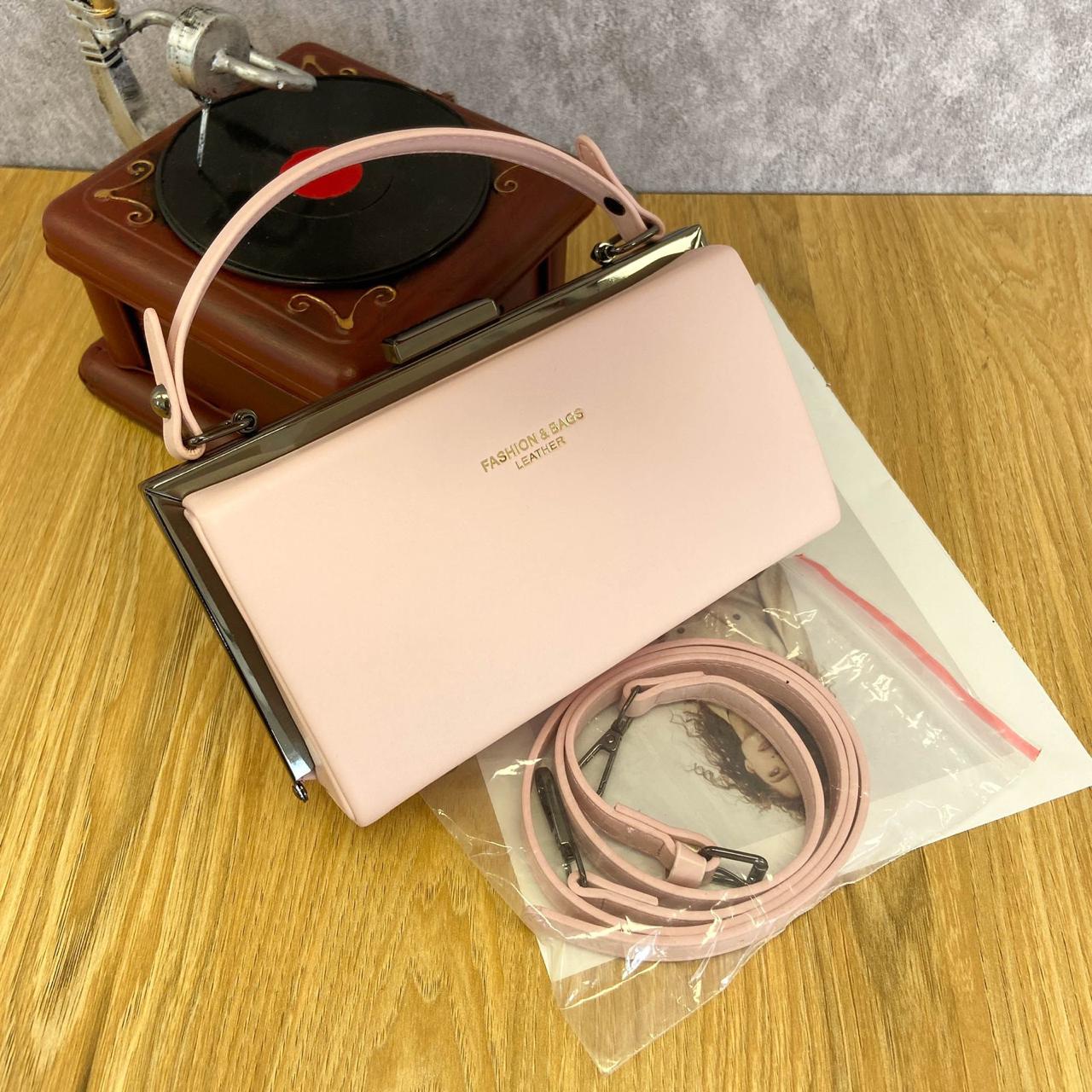 Stylish Clutch Bag - Chic Pink
